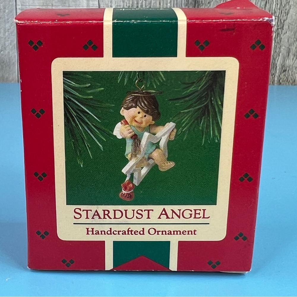 Hallmark Keepsake Ornament Stardust Angel Handcrafted Ornament 1985